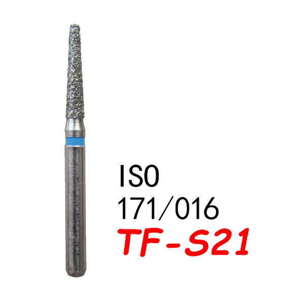 تناقص مستقيم نهاية مسطحة قصيرة TF-S21، حبيبات قياسية، 171/016