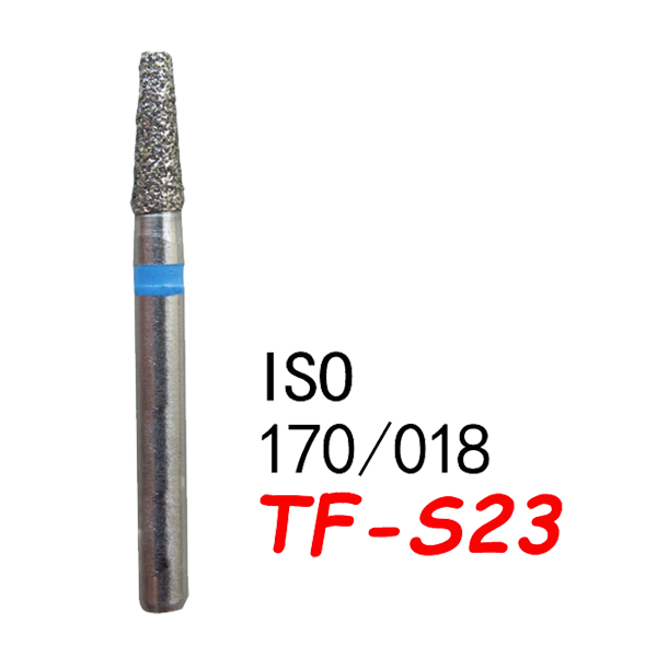Straight Taper Flat End Short TF-S23, Standard Grit, 170/018