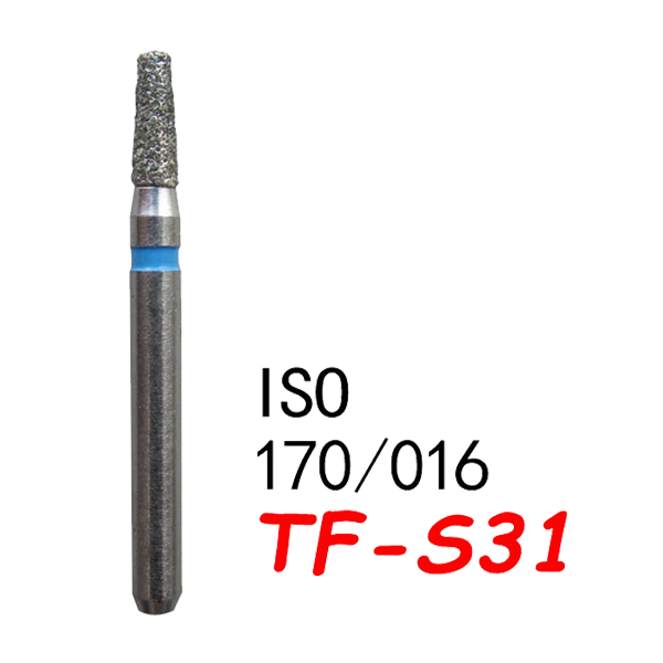 تناقص مستقيم نهاية مسطحة قصيرة TF-S31، حبيبات قياسية، 170/016