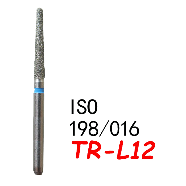 Straight Taper Round End Long Shank TR-L12, Standard Grit, 199/016