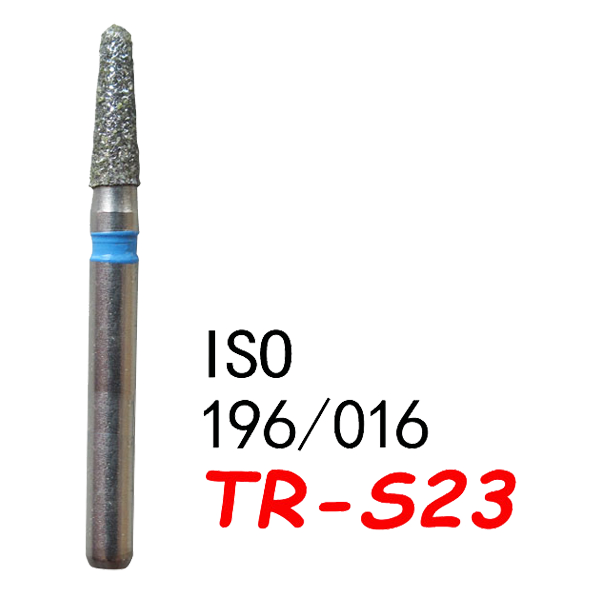 Straight Taper Round End Short TR-S23, Standard Grit, 198/014