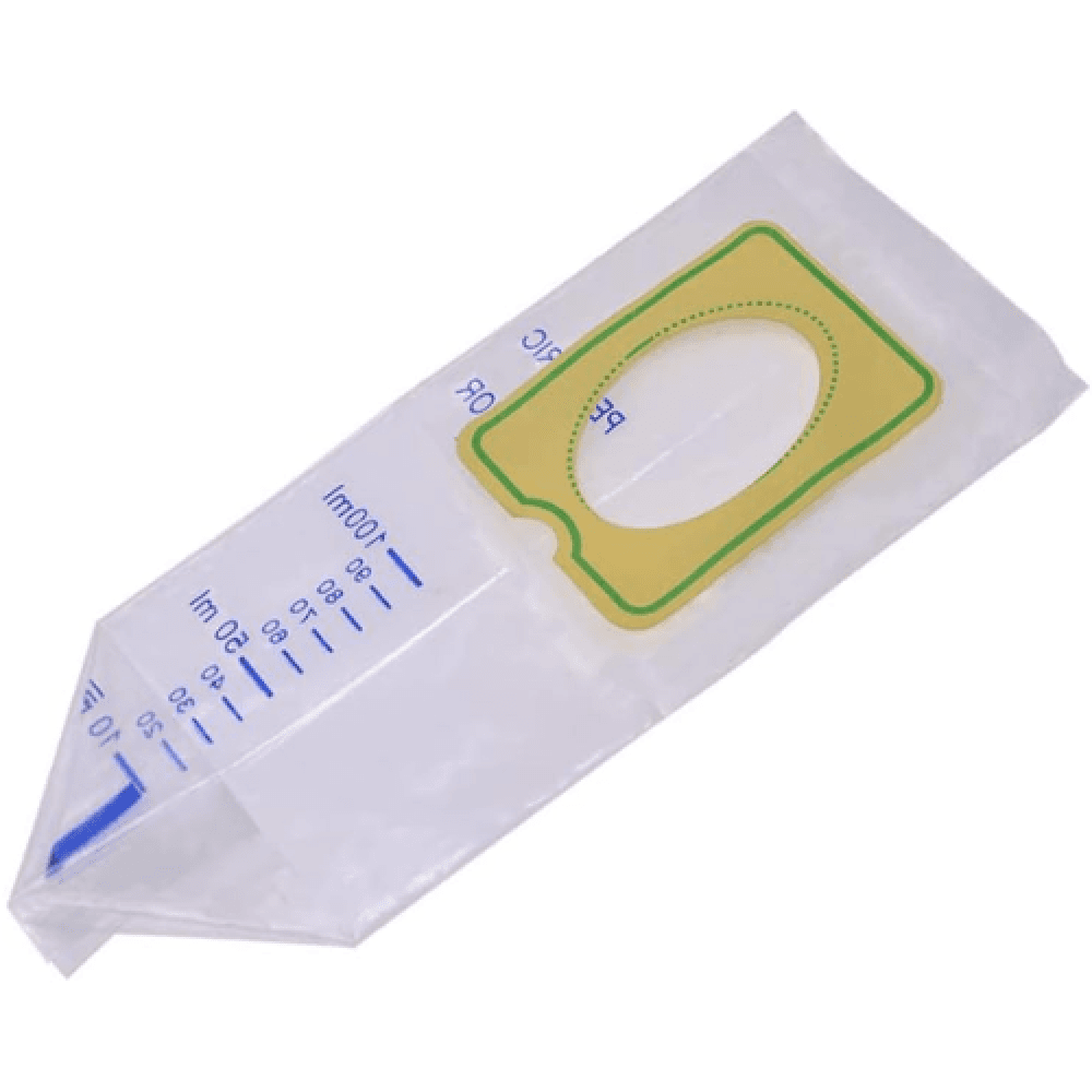 Pediatric Urine Collection Bag, Sterile, 100 mL