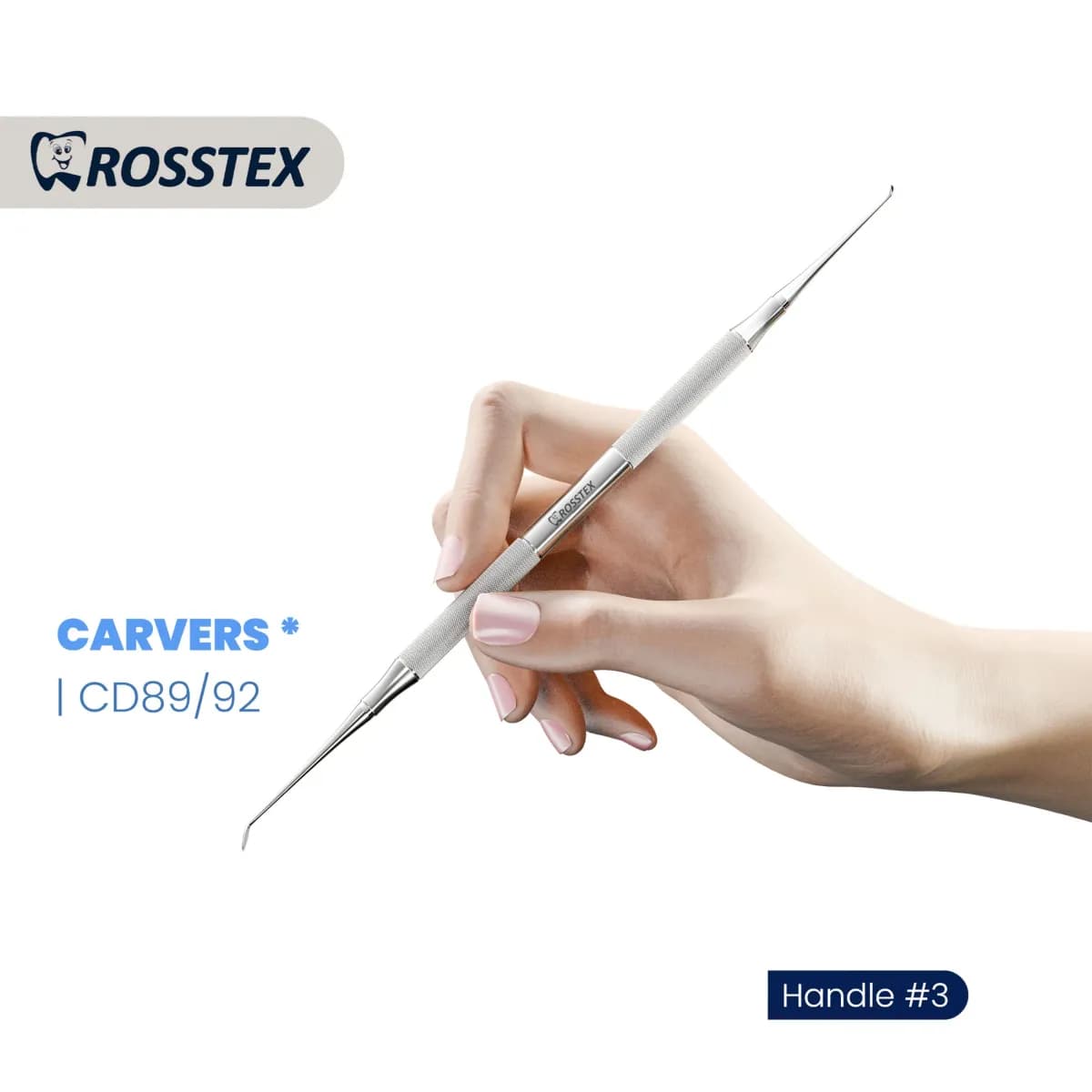 Dental Carver Discoid-Cleoid 89/92, Handle No. 3
