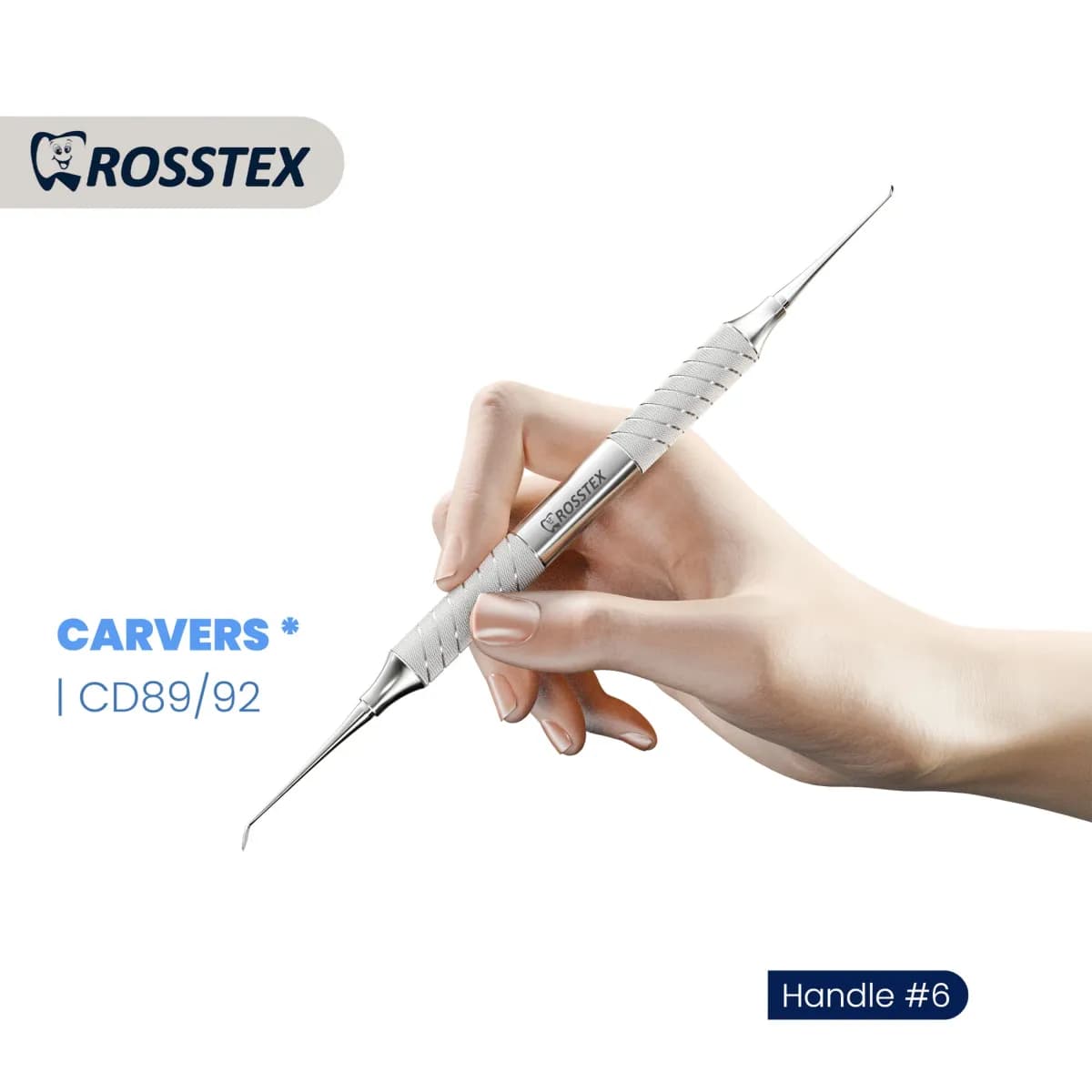 Dental Carver Discoid-Cleoid 89/92, Handle No. 6