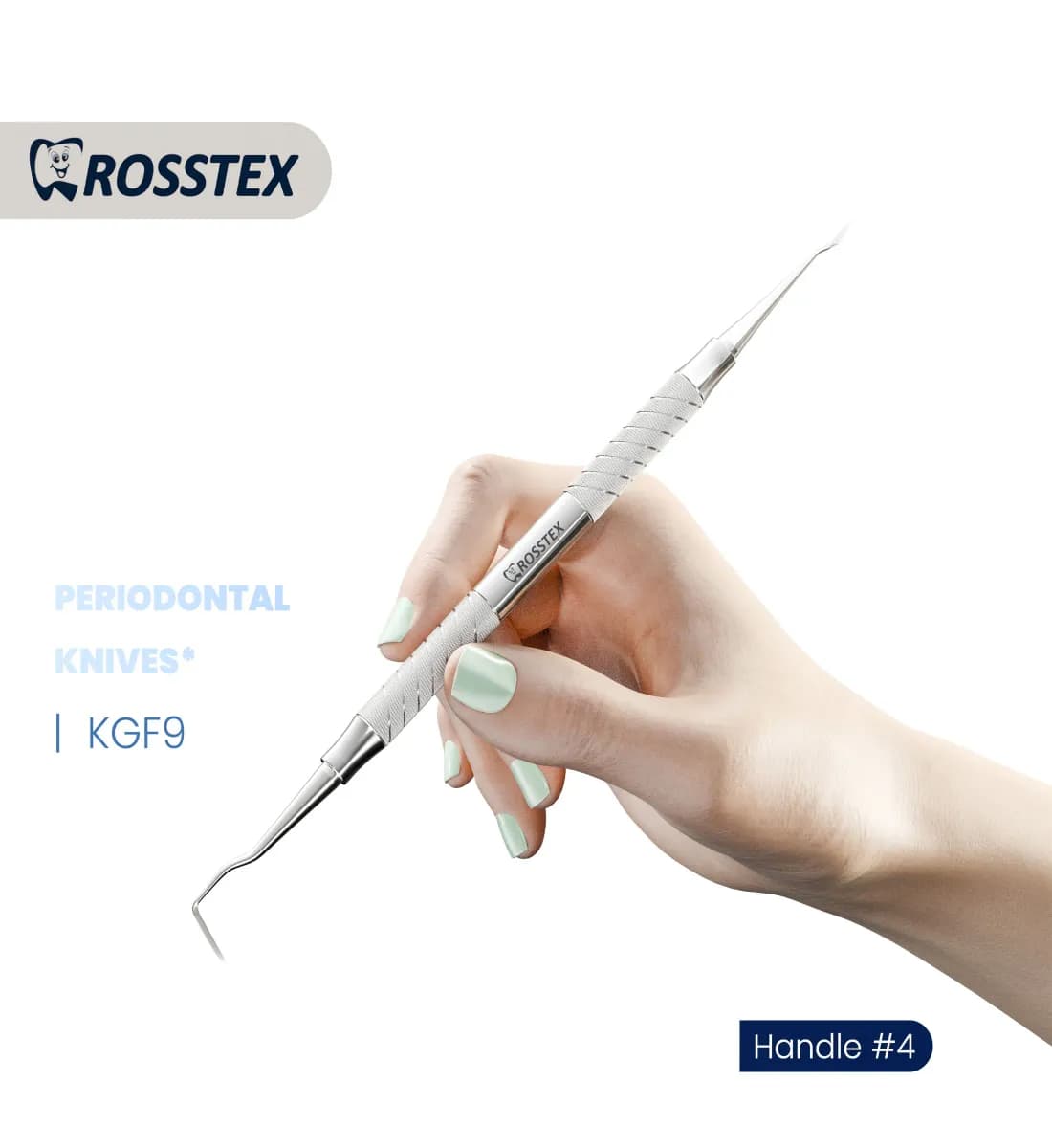 Periodontal Knife Goldman-Fox 9, Handle No. 4