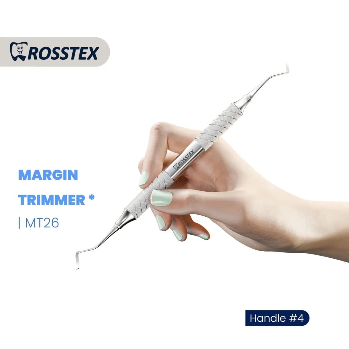 Dental Margin Trimmer 26, Distal, Handle No. 4