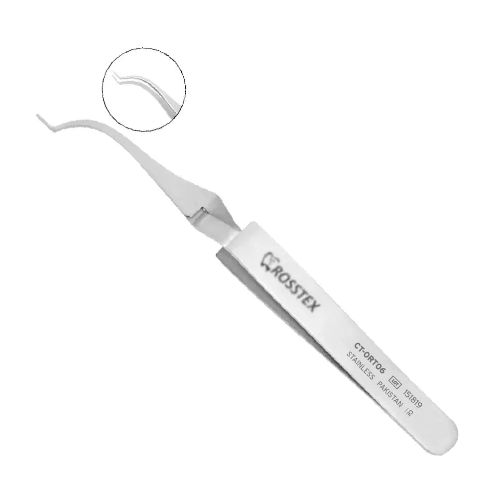 Orthodontic Tweezer Buccal Tube, Cross Action