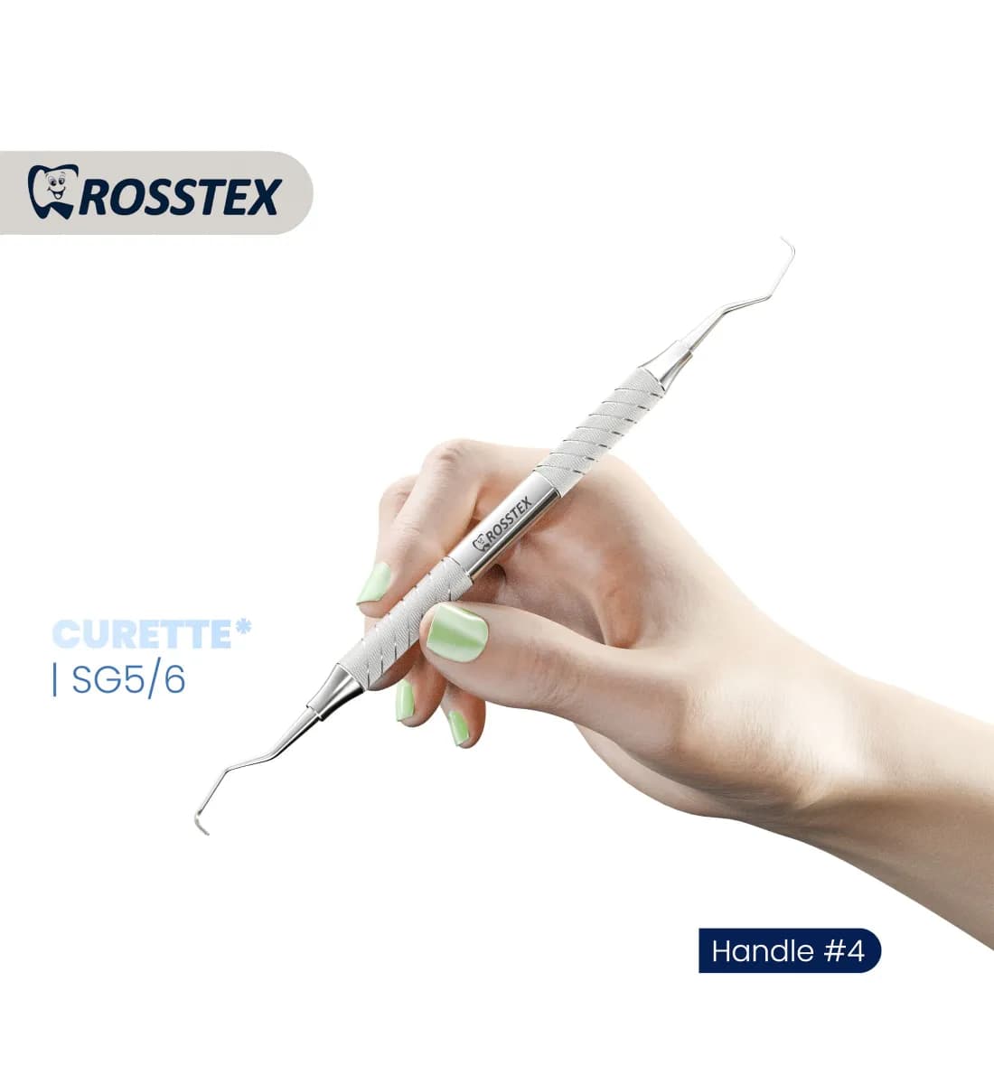 Dental Curette Gracey Standard 5/6, Handle No. 4
