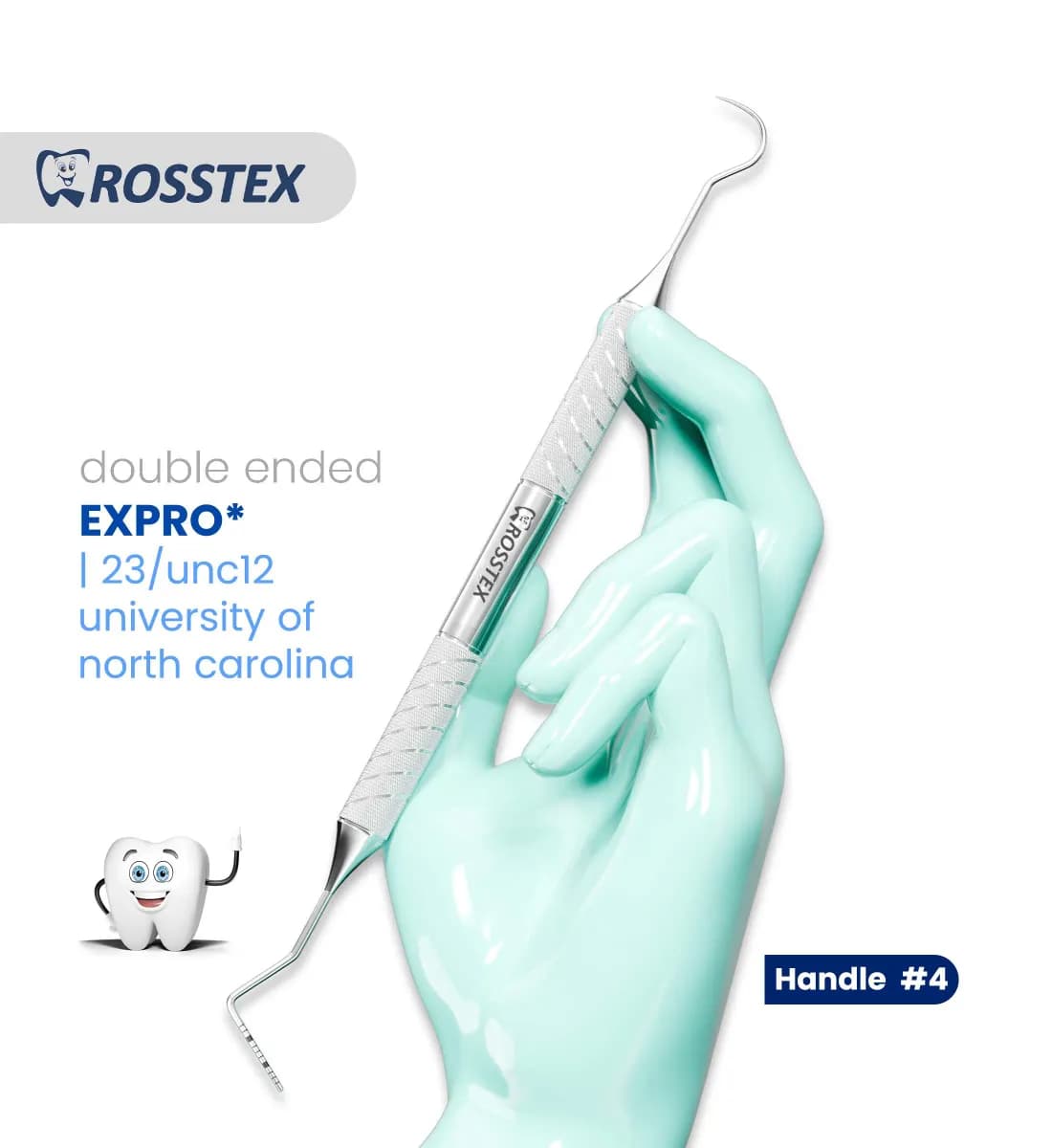 Dental Expro 23/UNC12, Handle No. 4, Double Ended