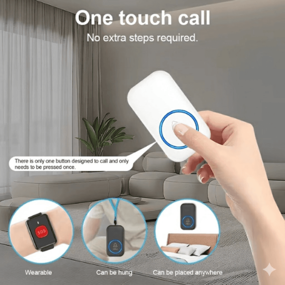 Wireless Call Button for Seniors