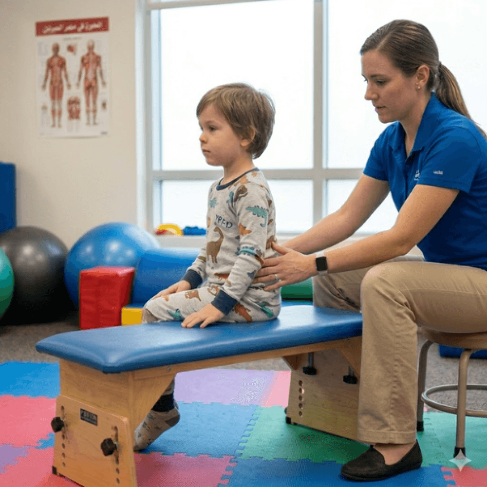 Pediatric Therapy Balance Bench, Adjustable
