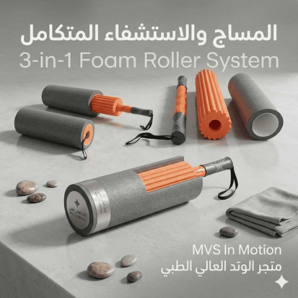 Foam Roller, 3-in-1