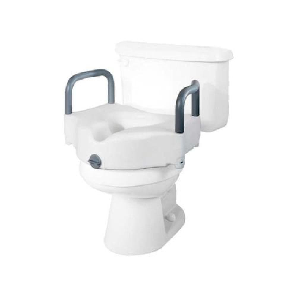 Raised Toilet Seat With Handles