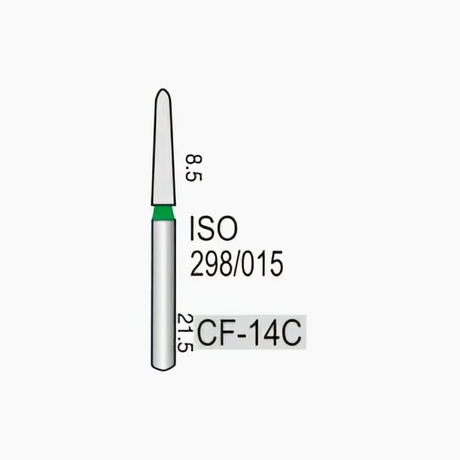 Chamfur Torpedo (Gingival Curettage) CF-14C, Coarse Grit, 298/017