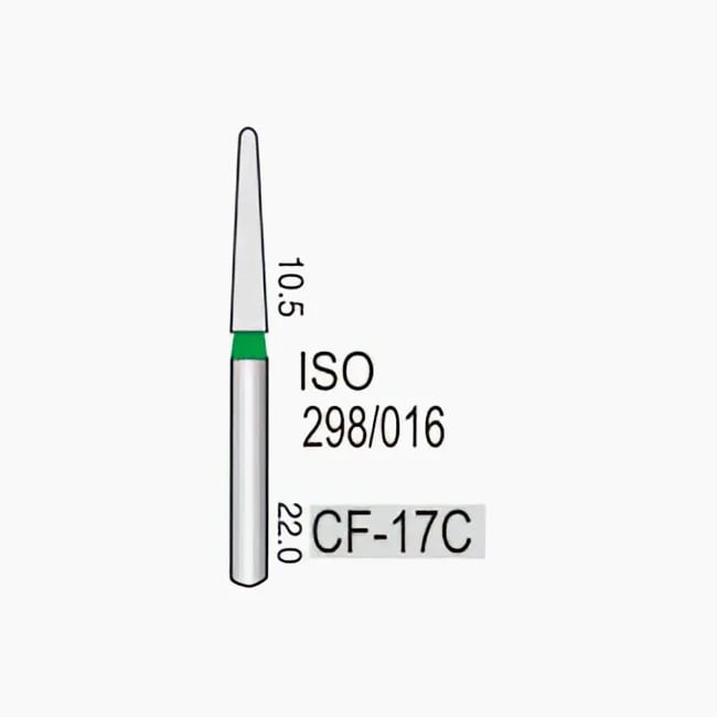 Chamfur Torpedo (Gingival Curettage) CF-17C, Coarse Grit, 299/017