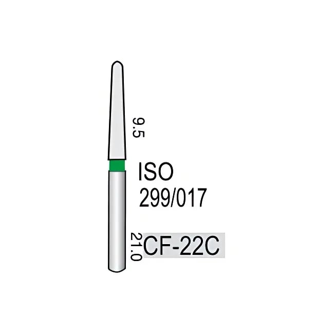 Chamfur Torpedo (Gingival Curettage) CF-22C, Coarse Grit, 298/017