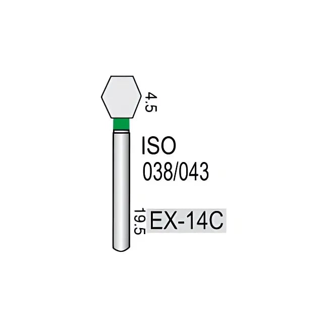 Special (Extra) Shape EX-14C, Coarse Grit, 038/040