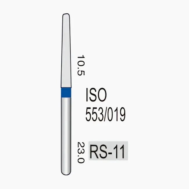 شكل كتف مستدير RS-11، خشونة قياسية، 553/019