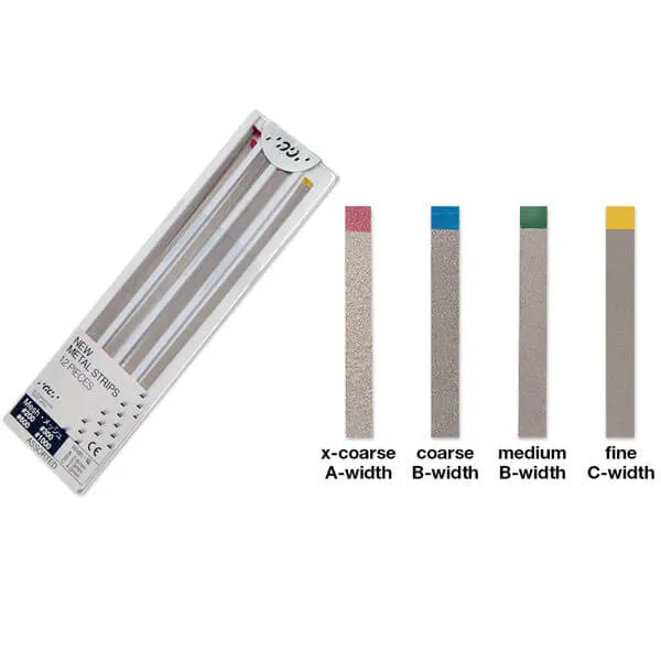 GC METAL STRIPS، تشكيلة (جميع الحبوب)، PK/12