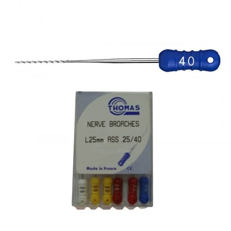 Thomas Barbed Broaches 25mm Stainless Steel