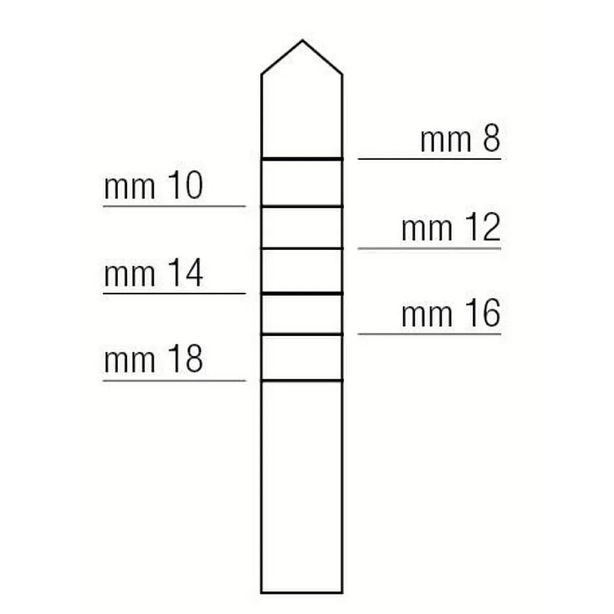 أوستيوتوم مدبب 3.8 مم