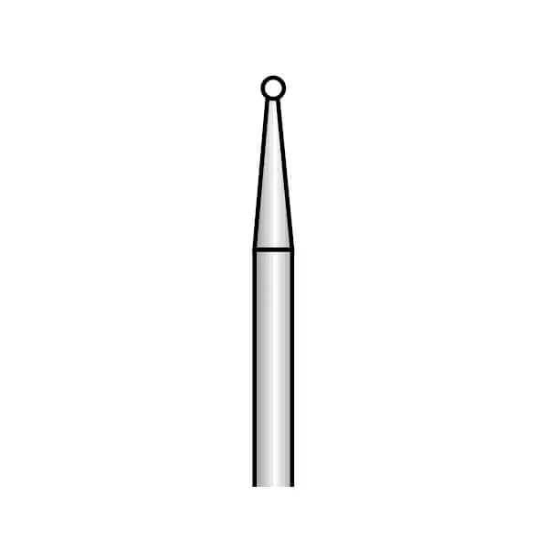 Ash Hi-Di Diamond Burs, Round (001), Medium, FG 009
