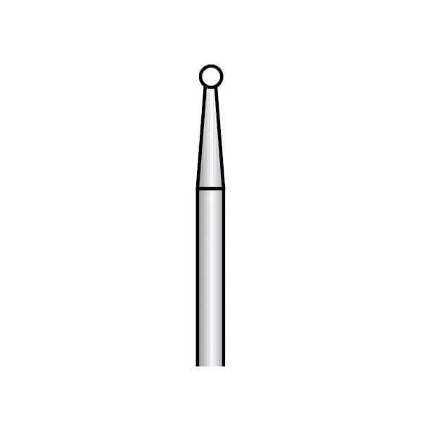 Ash Hi-Di Diamond Burs, Round (001), Medium, FG 014