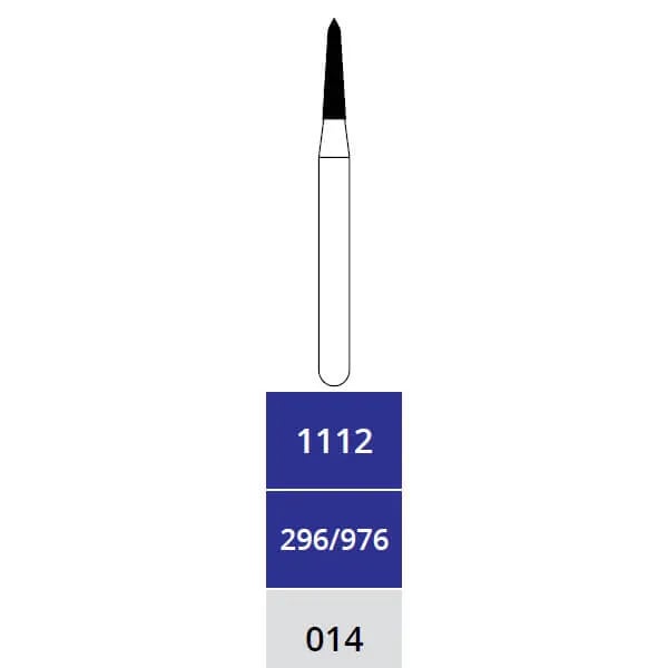 Diamond Bur, Cone, X-Fine, FG, 014