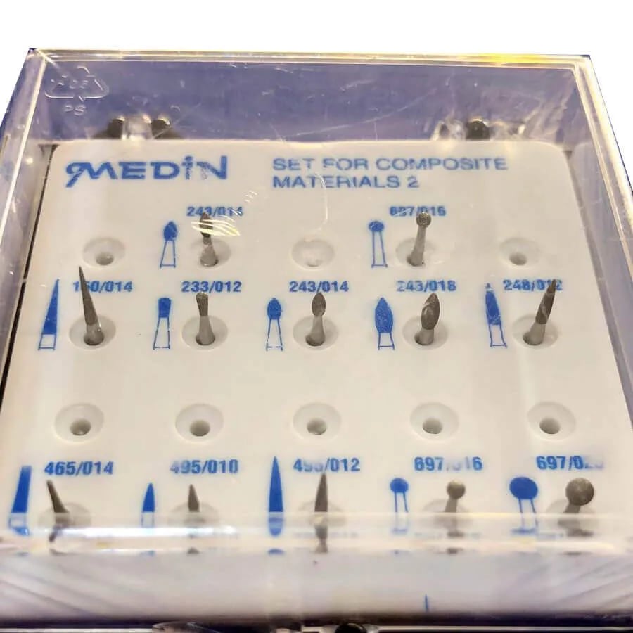 Diamond Burs Set For Composite Finishing, FG Set/12