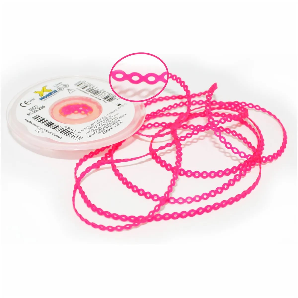 Elastic Chain Medium (Short), Crystal Pink