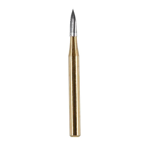 Finishing Carbide Bur, FG 010, Flame, 12 Flutes ISO #246
