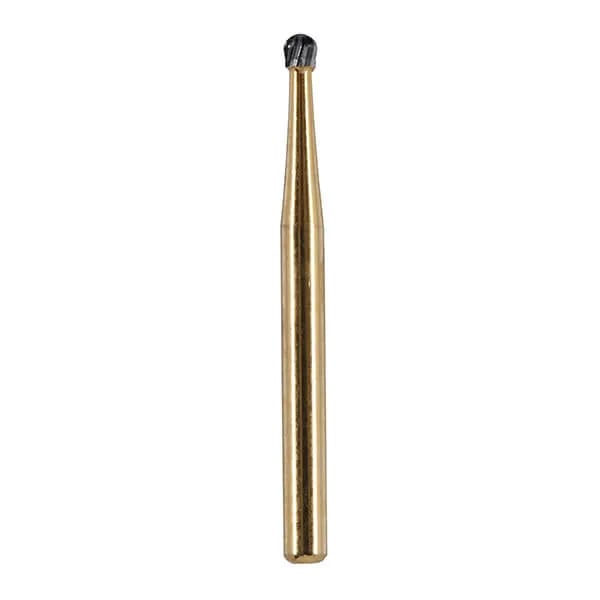Finishing Carbide Bur, FG 023, Round, 12 Flutes ISO #001