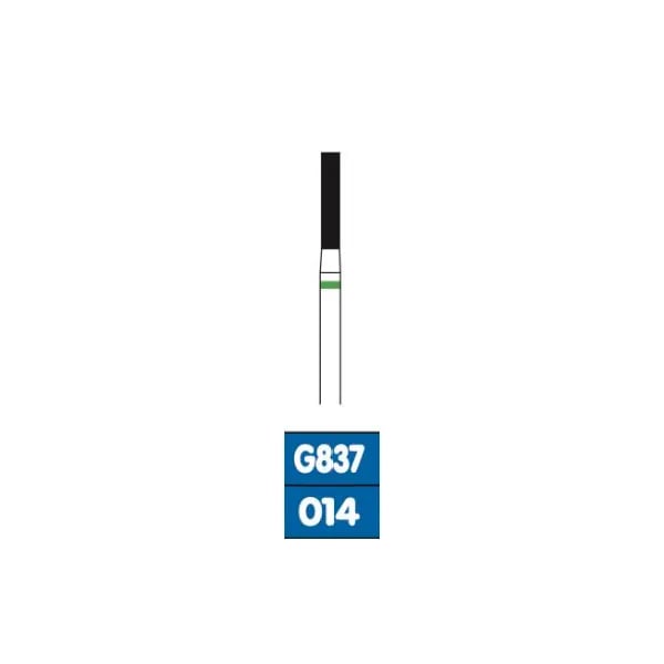 سنابل ألماسية أسطوانية بنهاية مسطحة G837 DLC خشنة FG-014