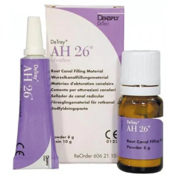 AH 26 Paste Tube, with Silver Sealant, Base and Catalyst