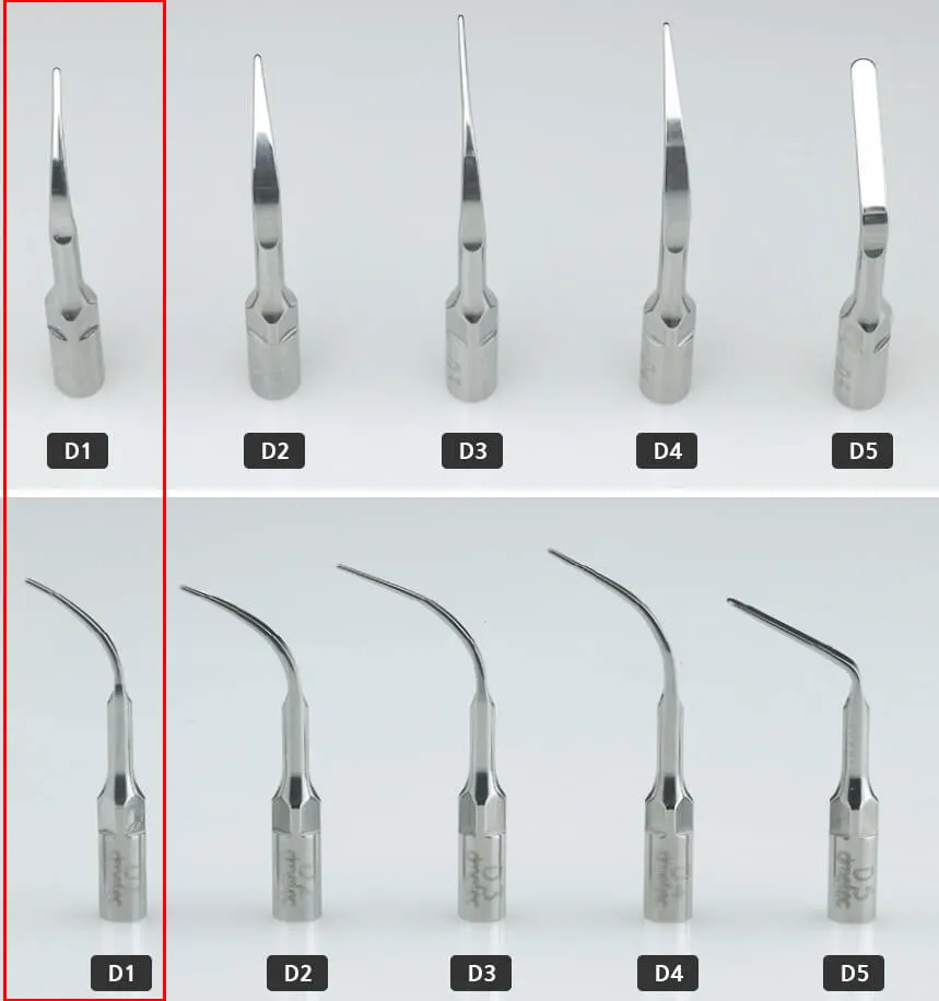 Scaler Tip D1, for Wide Thick Proximal Surface