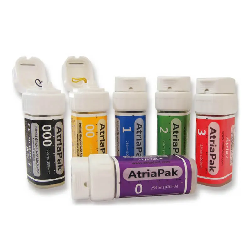 AtriaPak Gingival Retraction Cord Non-Medicated #0