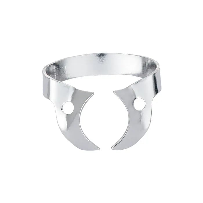 Hygenic Dam Clamp Wingless #W8, Glossy