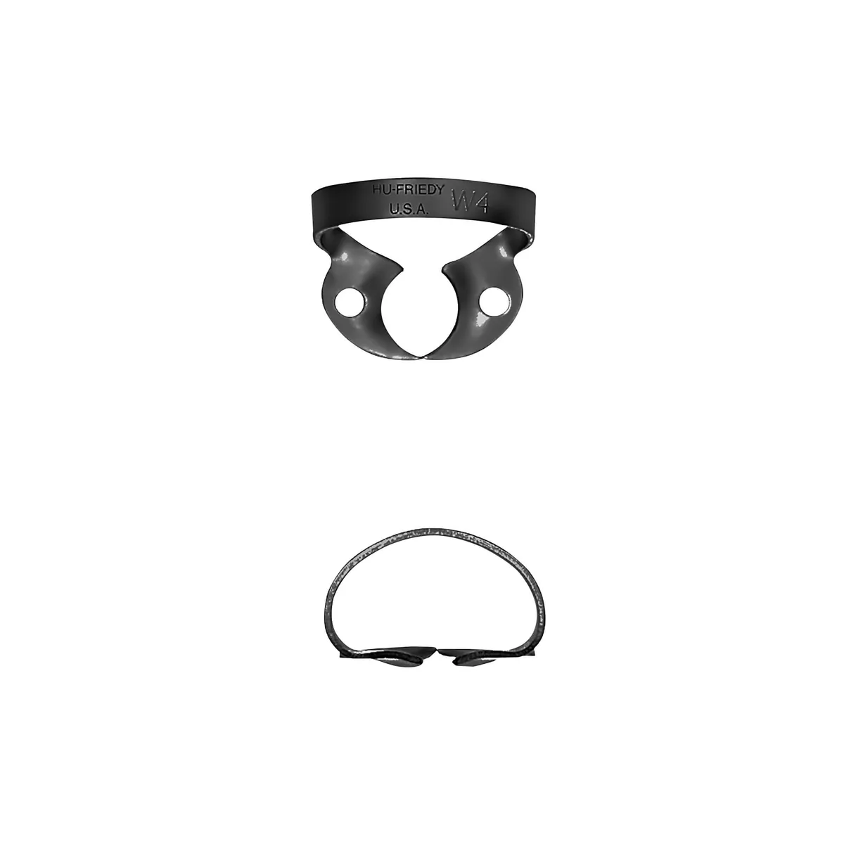 مشبك حاجز مطاطي #4W، أضراس علوية، BlackLine