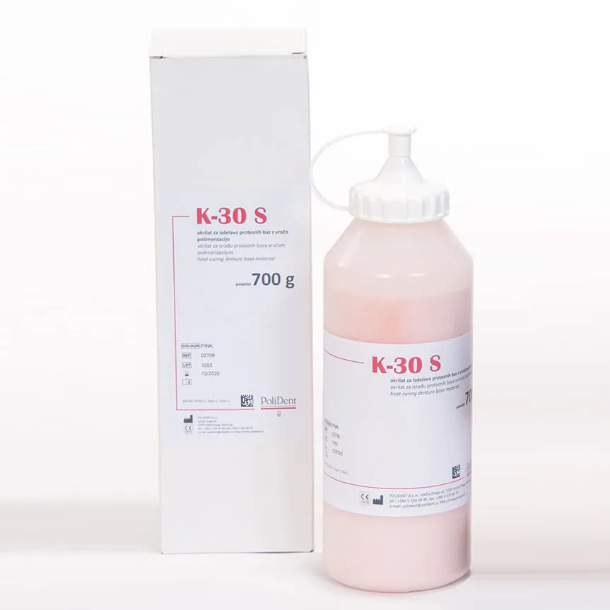 أكريليك معالج بالحرارة، Acrylate K-30 S (مسحوق)، متوسط، وردي، 1000 جم