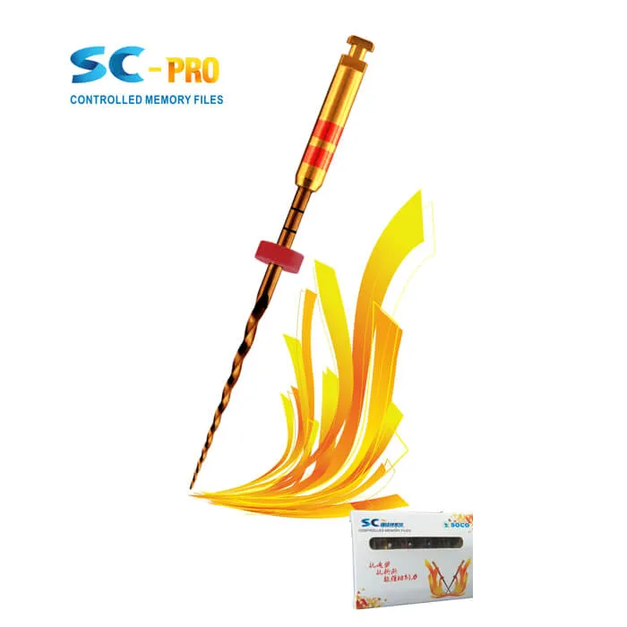 SC-PRO مبارد دوارة لقنوات الجذور، تناقص/حجم متنوع، 25mm