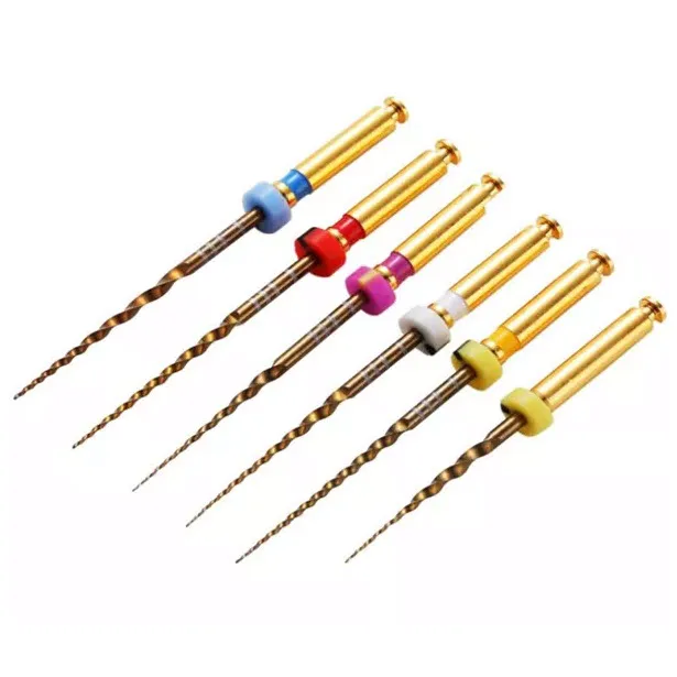 NiTi Rotary File Assorted L25mm Gold