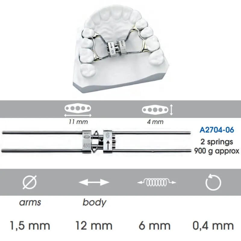 Memoria Spring Leaf Activated Expander, 6mm, 900g