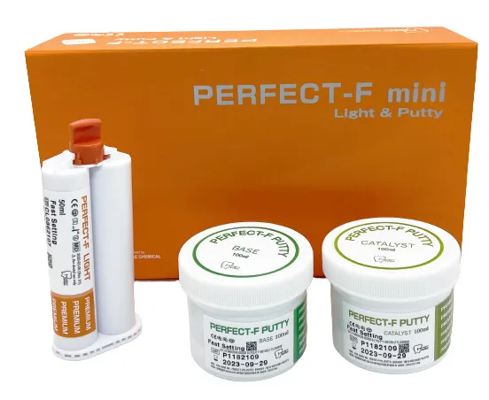 مجموعة Perfect-F Mini، جسم خفيف ومعجون سيليكون للطبعات