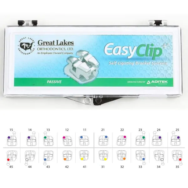 Case Bracket Easy Clip + Passive Damon, Standard, 022, Hooks, Kit/20