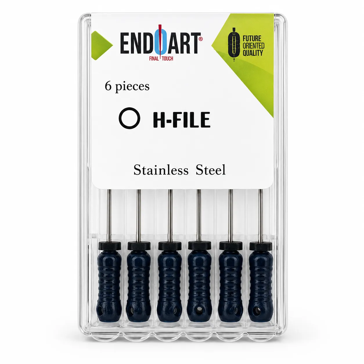 Endo Art H مبرد متنوع 15-40 21mm (عبوة 6)
