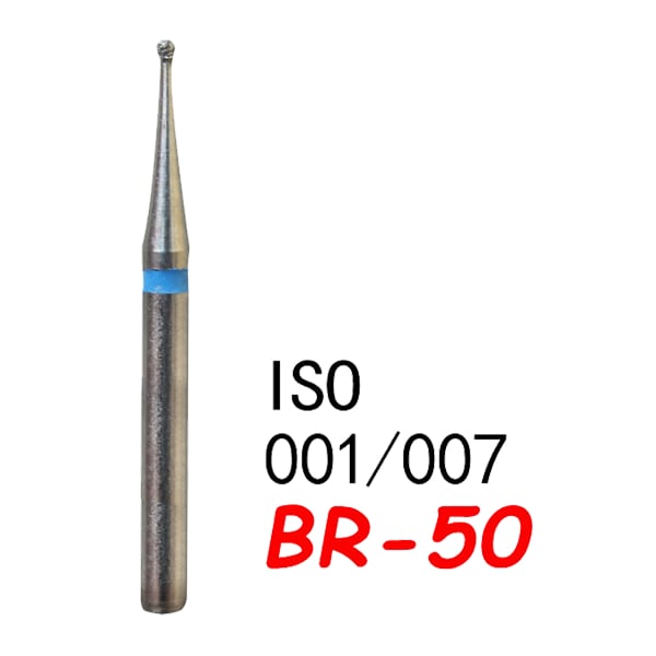 نهاية كروية BR-50، خشونة قياسية، 001/009