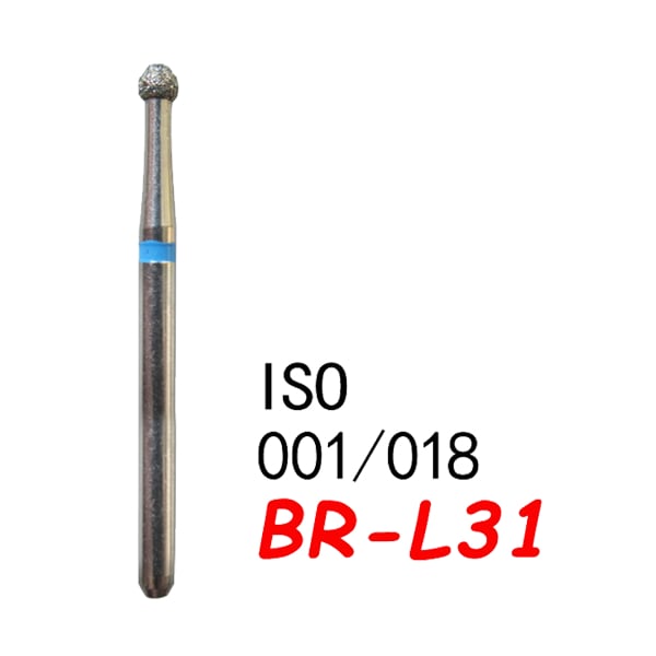 نهاية كرة طويلة ساق BR-L31، خشونة قياسية، 001/018