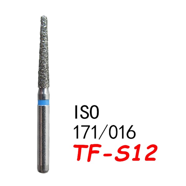تيبر مستقيم نهاية مسطحة قصيرة TF-S12 خشونة قياسية 173/016