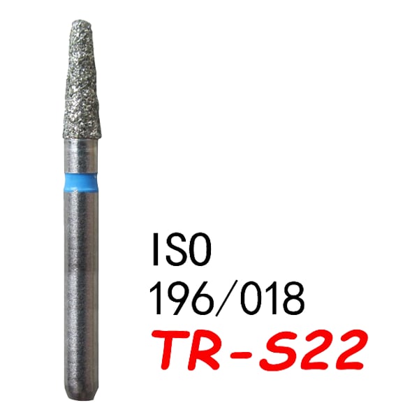 تيبر مستقيم نهاية مستديرة قصيرة TR-S22، خشونة قياسية، 198/012