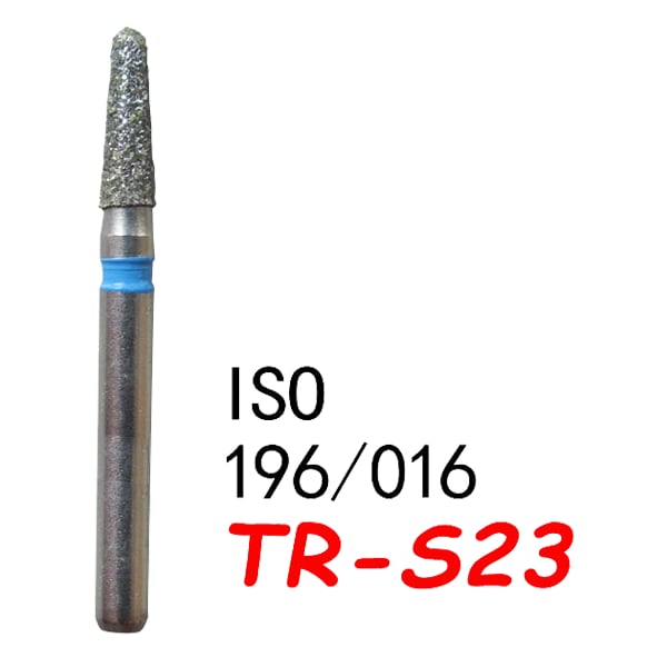 تيبر مستقيم نهاية مستديرة قصيرة TR-S23، خشونة قياسية، 198/014